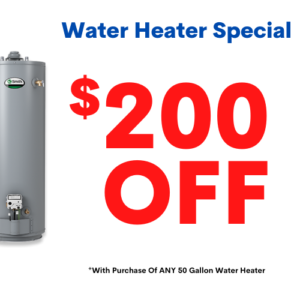 $200 Off Water Heater